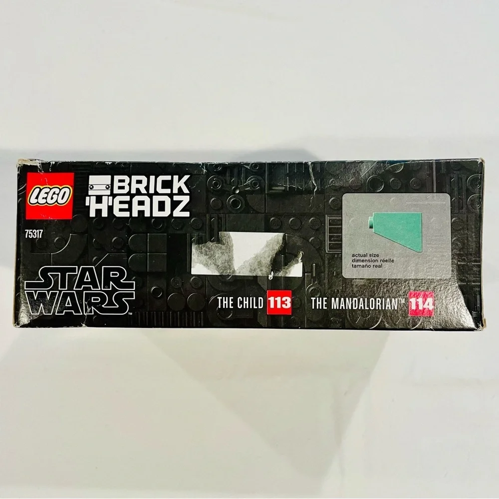New LEGO 75317 BrickHeadz Star Wars The Mandalorian & The Child Grogu Baby Yoda